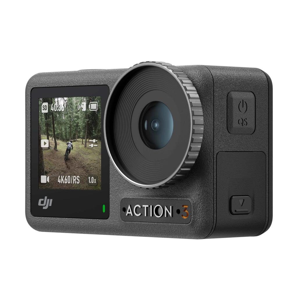 DJI Osmo Action 3 Standaard Combo Actiecamera Beeld Live Dubbele Koude Lange Batterij - 4K/120fps/60fps, Stabilisatie, Waterdicht, Ultra-Groothoeklens,