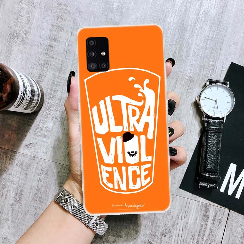A Clockwork Orange Film Phone Case For Samsung Galaxy A52 A32 A22 A12 A02S A50S A30S A51 A31 AA71 Note 20 Ultra 10 S10 Plus Gala