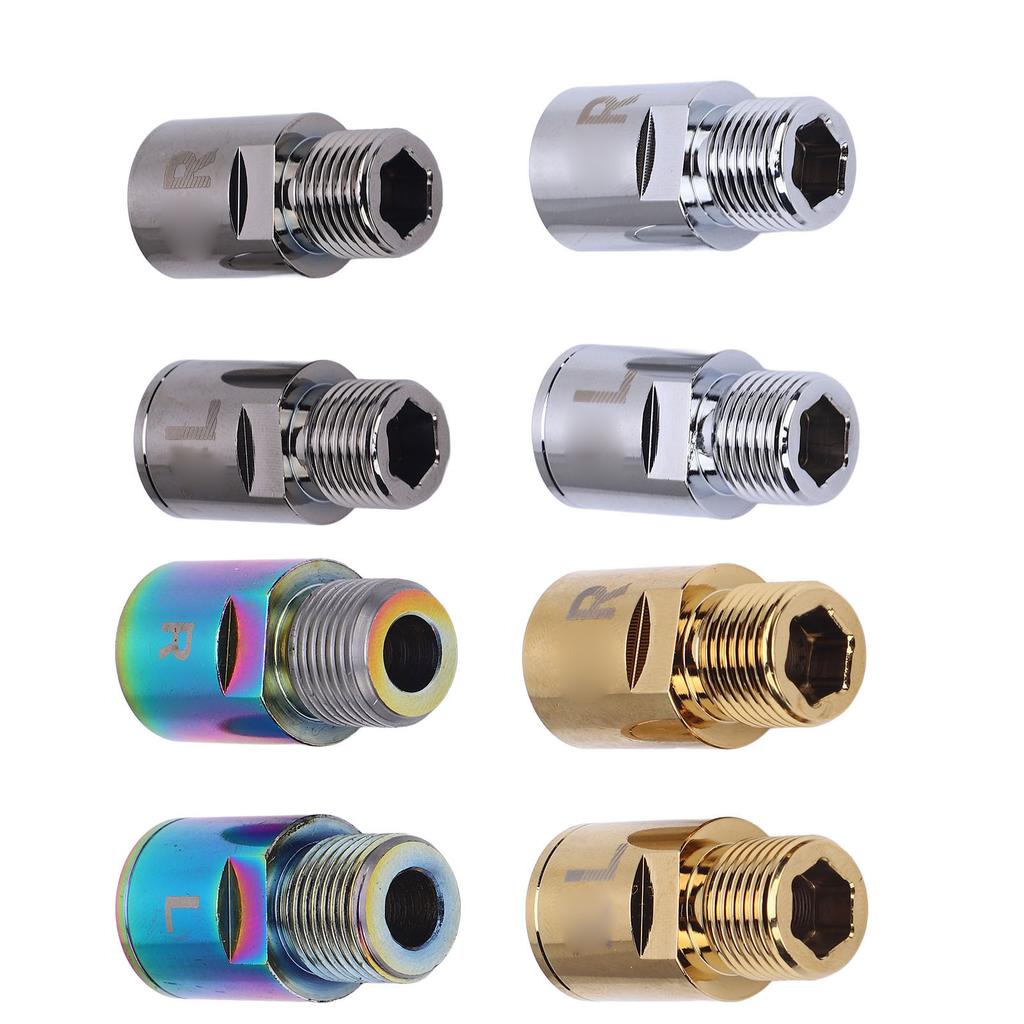 2Pcs Bike Pedal Extension Shaft Ti Alloy Protective Effortless Use Reduce Friction Bike Pedal Extend