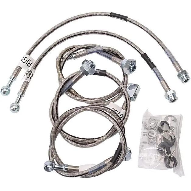Stainless Steel Brake Line Kit for 2001-2006 GM Heavy Duty Trucks - Enhanced Braking Performance