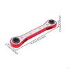 Refrigeration Wrench Heating and Cooling Ratchet with Square Drive Air Conditioning for AC