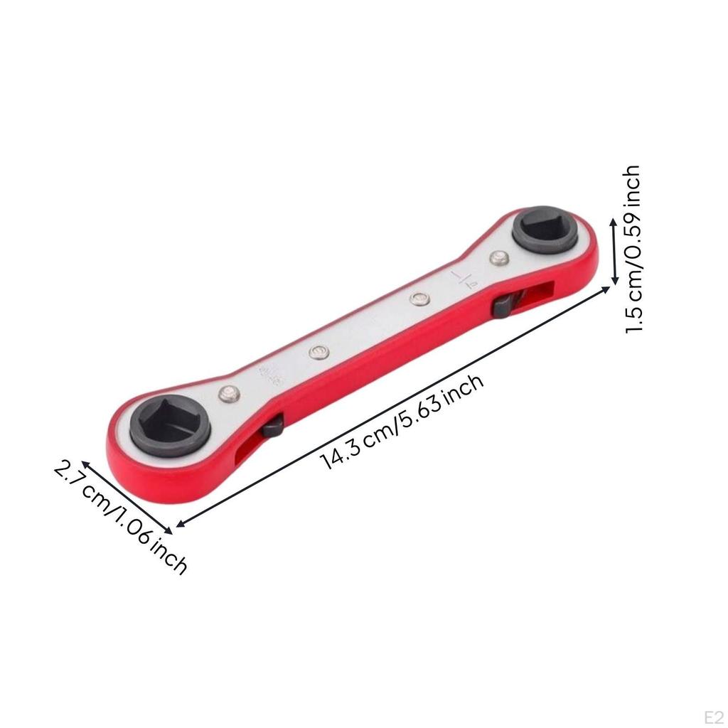 Refrigeration Wrench Heating and Cooling Ratchet with Square Drive Air Conditioning for AC