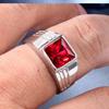 Personality High Quality Big Stone Rings for Men Women Punk Hip Hop 316L Stainless Steel Ring Fashion Jewelry Gifts Dropshipping