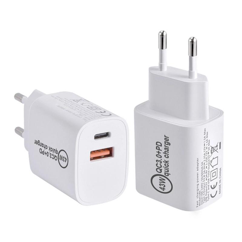43W GaN Charger Mini PD 3.0 USB C Phone Charger For iPhone 16 15 14 Pro Samsung S25 Xiaomi Tablet iPad Air