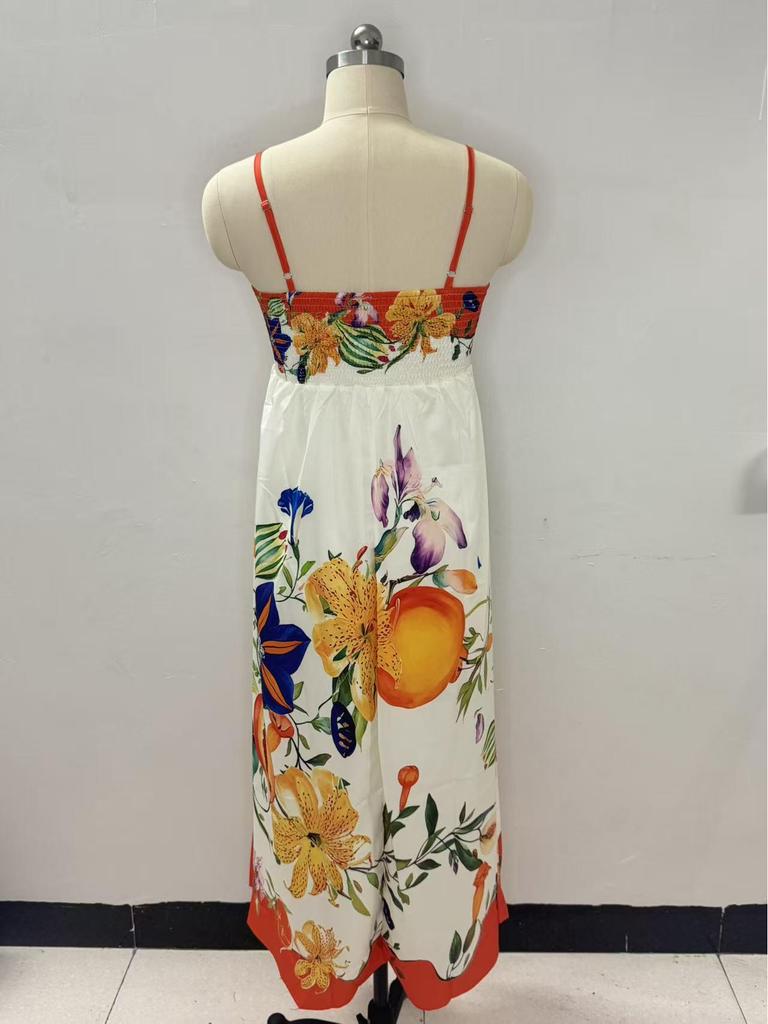 Europäisches & Amerikanisches Lässiges Mode-Maxi-Slip-Kleid - Strandstil Bedruckt für Damen (2026)