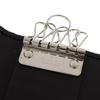 Excellent GUCCI Key Holder  Guccissima Interlocking G 6-row Black Leather Mens 181680 Used