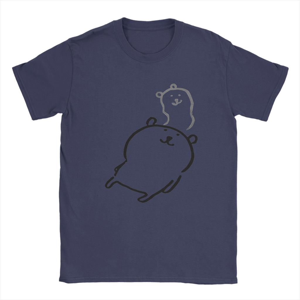 Joke Bear T Shirt Summer   Cotton  Trendy Cool T-Shirts Men 100 Cotton O-Neck Oversized Top Tees Short Sleeves Y2K Casual Tshirt