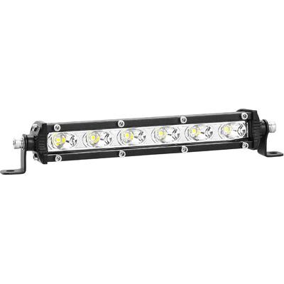 7-calowy wąski LED-owy pasek świetlny 60W 6000Lm 12V-60V Do ciężarówki ATV UTV Jeep Łodzi Wózka golfowego Kosiarki do trawy Przyczepy Samochodu Jazdy terenowej Podświetlenie przeciwmgielne, Montaż z przodu