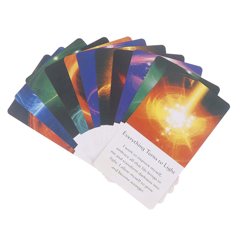 Healing Energy Oracle Cards 54Pcs Cards English Version Tarot Deck Wisdom Of The Divine Witchy Beginner Tarot Cards