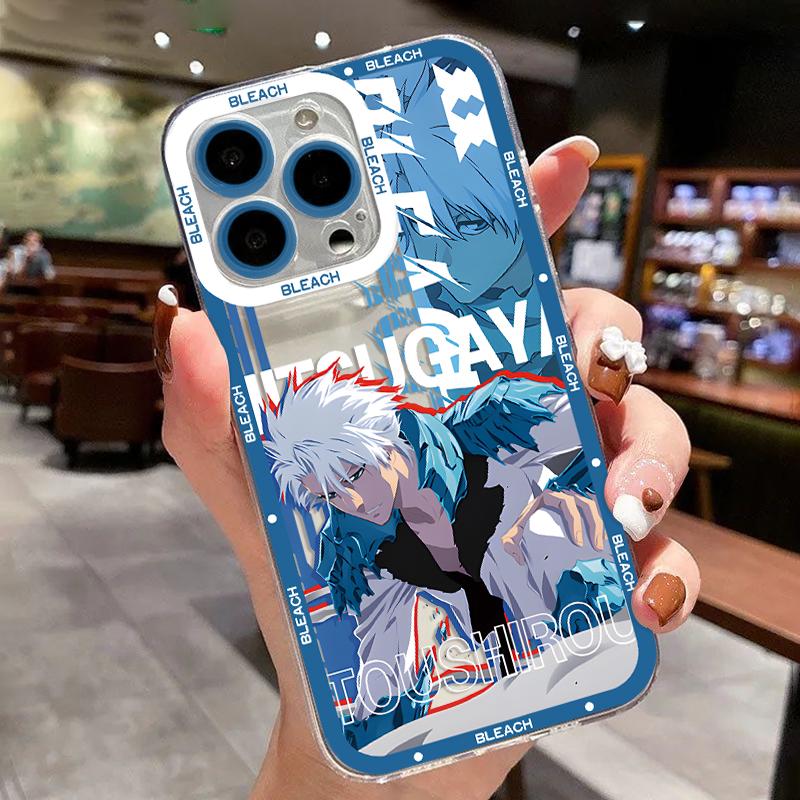

Japanese Manga BLEACH Kenpachi Ichigo Case for iPhone 17 Air 16 E 15 14 Plus 13 12 Mini 11 Pro Max Washable Silicone Back Cover iPhone 11 Pro
