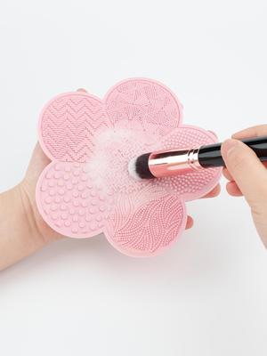 Make-up-Pinselreiniger – 1 Stück blumenförmiges Silikon-Reinigungspad für die professionelle Reinigung