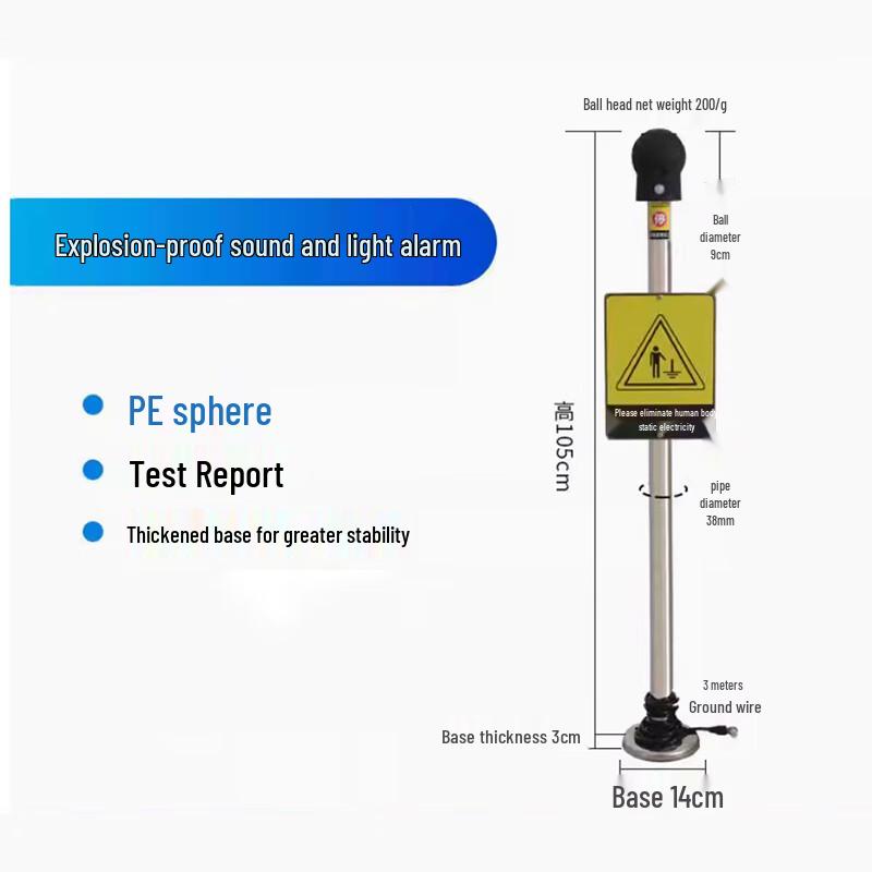 ViaDa Explosion-Proof Static Discharge Grounding Alarm