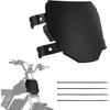 Black Electric Dirt Bike Front Number Plate - Compatible with Surron, Talaria, Yozma IN10, Ridstar Q20, eRide Pro, Rawrr Mantis, MX650 & More