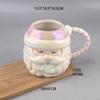 Ceramic Christmas Coffee Mug Drinking Cup Cute Novelty Gift for Cold Drink Juice Water