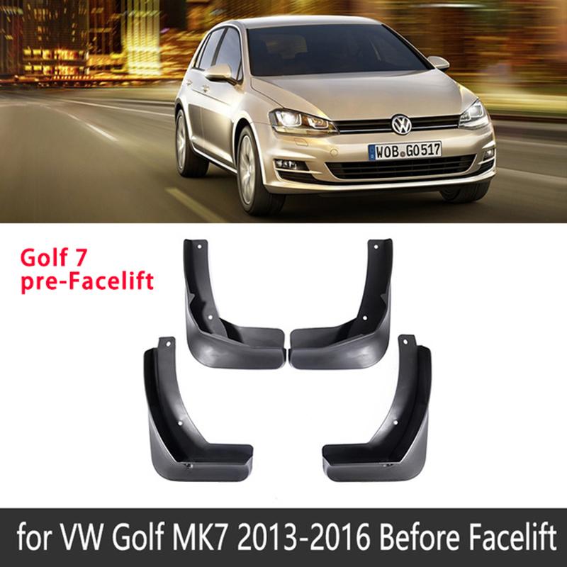 For Volkswagen VW Golf 7 Mk7 VII 5G 2013 2014 2015 2016 2017 2018  Car Mud Flaps Mudguards Splash Guards Fender Accessories