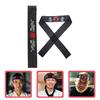 2 Pcs Japanischen Ninja Kopftuch Sushi Chef Kopfbedeckung Karate Stirnband Breite Stirnbänder für Frauen Dekorative