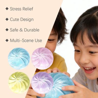 Bun Squeeze Toy Slow Rebound Stress Relief Fidget Soft Silicone Realistic Steamed Bun Decompression Gadget