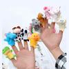 10Pcs Velvet Cute Animal Finger Puppets Panda Rabbit Elephant Party Favors Gift