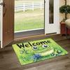 Cartoon Frog Non-Slip Indoor Door Mat, Soft Non-Slip Bathroom Mat, Indoor and Outdoor Entryway Rug, Home Decor