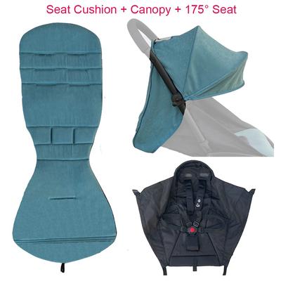 Baby Carriage Accessories Waterproof Sun Canopy & Replacement Seat Cushion Compatible with Babyzen YOYO YOYO2