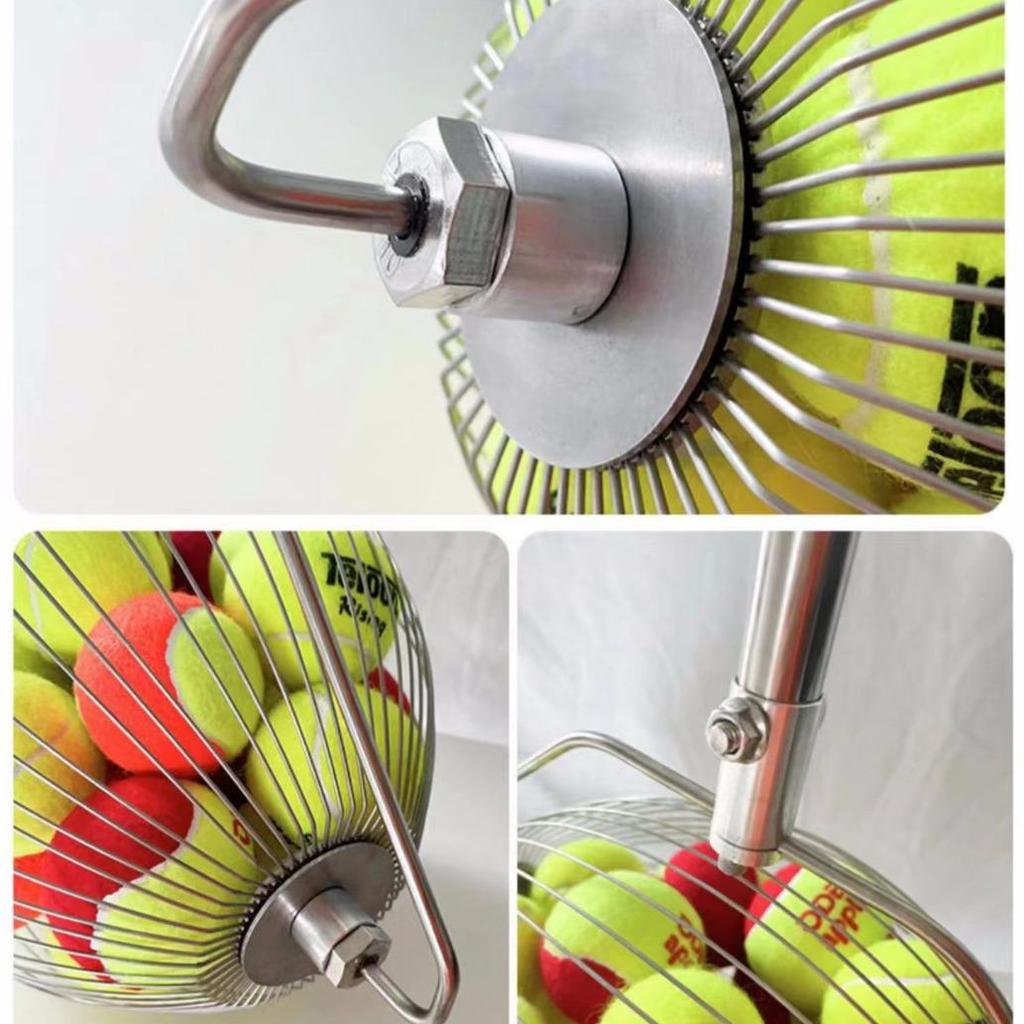 Telescopic Tennis Ball Retriever - Adjustable, Portable, No-Bend Design