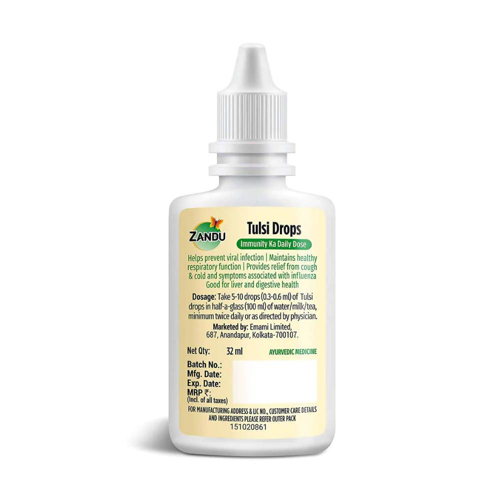 Zandu Tulsi Drops - 32 Ml - Pack of 1