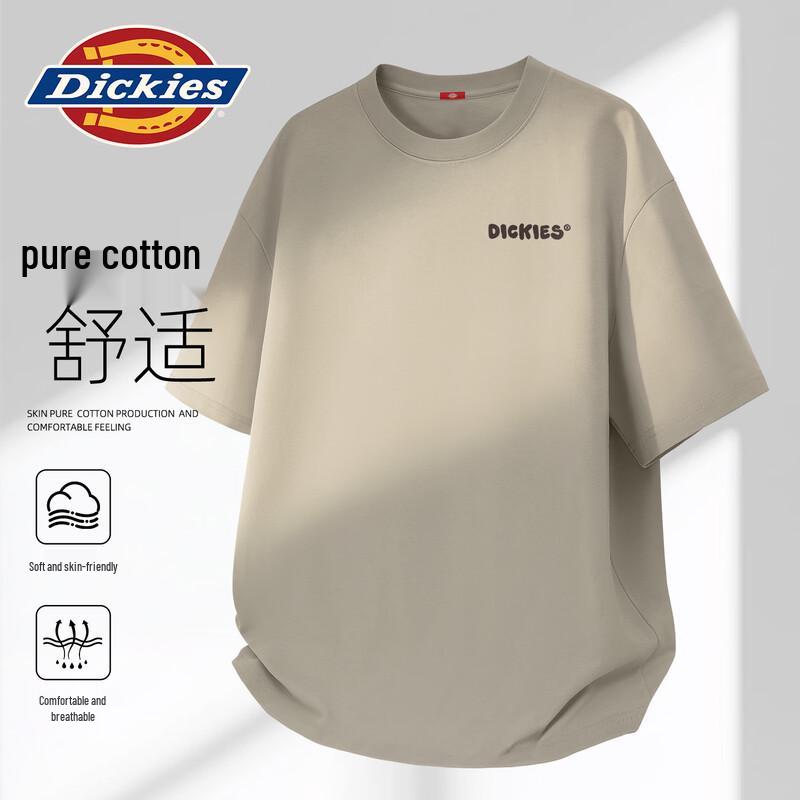 Dickies Men s Heavyweight Cotton Crew Neck T-Shirt L