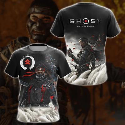 Game Ghost of Tsushima T-Shirts Japanese Samurai 3D Print Streetwear Men Women Fashion Oversized T Shirt Kids Tees Tops Clothing