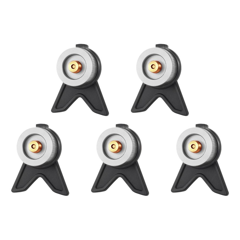 

- Card Type Gas Tank Adapter Gas Stove Conversion Head Camping Accessories (Grey