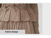 High-End Women's Pleated Casual Set: Long Sleeve Top & Slimming Midi Skirt Two-Piece