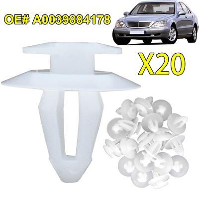 20X Autotür Innenverkleidungs-Clips Montagehalter Innenverkleidung Kunststoff-Clips für Mercedes Benz OE # A0039884178 Autozubehör