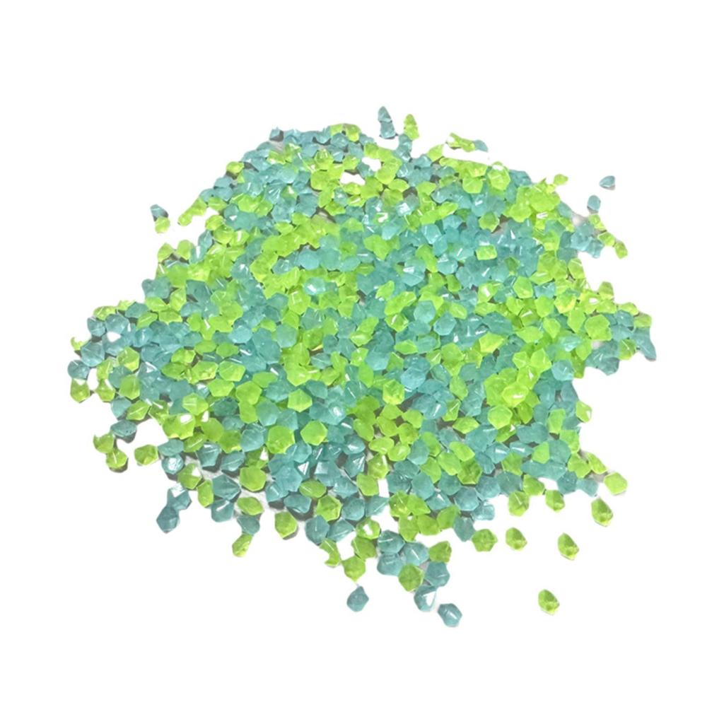 3-5mm Glow in A Dark Pebbles Sand Versatile Accessory DIY Craft Materials for Fairy Garden Decoration Smooth Surface Lightweight