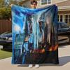 1pc Hogwarts Voldemort Harry Potter Outdoor Flannel Throw Blanket All Season Soft Warmth,Home Decor 1031193