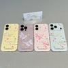 Beautiful floral butterfly is suitable for Apple 17promax mobile phone iphone16/15Pro love window mobile phone case