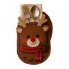 Christmas Cutlery Holder Felt DIY Kit, Holiday Flatware Pouch Craft Set, Handmade Utensil Sleeve for Dinner Table, Xmas Party