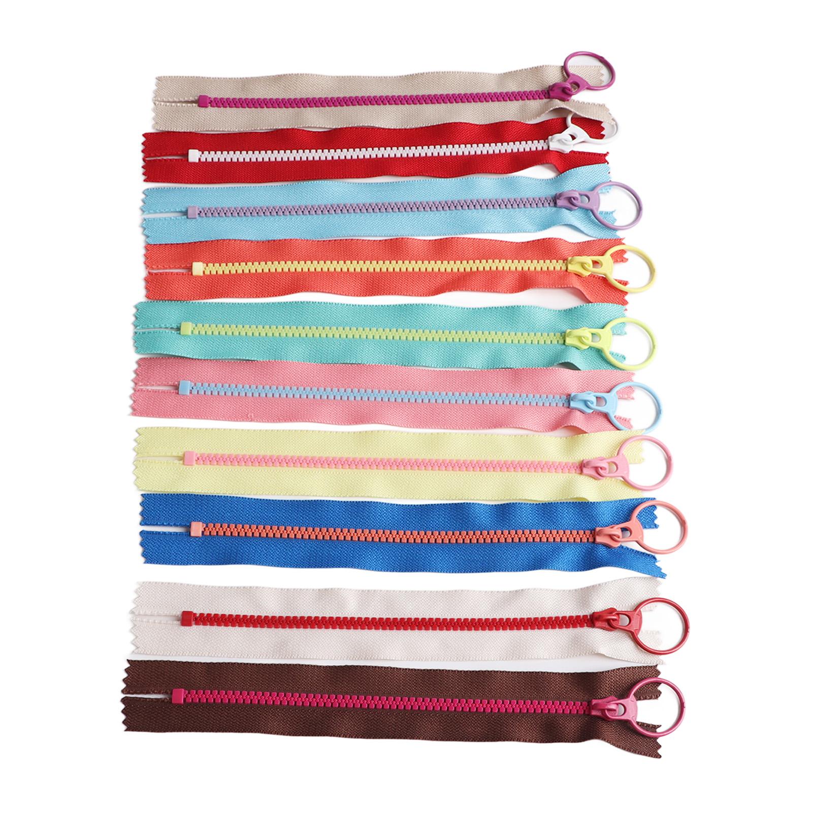 

10pcs Close End Handcraft Zipper 30cm Length Colorful DIY Zippers for Bag Clothing