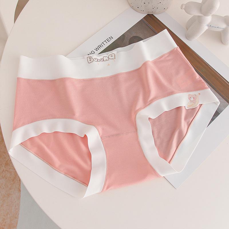 

Женское нижнее белье из модала, мягкие дышащие трусы телесного цвета со средней талией, удобные треугольные трусики для женщин One Size