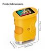 Microscopio Digitale da 2 Pollici per Bambini Lente d'Ingrandimento Portatile Fotocamera con Ingrandimento 1000X e Sistema di Illuminazione LED Integrato