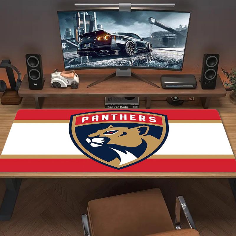 Florida Panthers Print  Cushion Non-slip Laptop Tablet Big Mousepad XXL Mat Mini PC Playmat With Lock edge