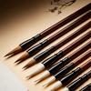 9 Stück Traditionelle Chinesische Kalligraphie Pinsel Ölmalerei Wolfshaar Schriften Schreibpinsel Öl Aquarell Holz Kunst Malpinsel