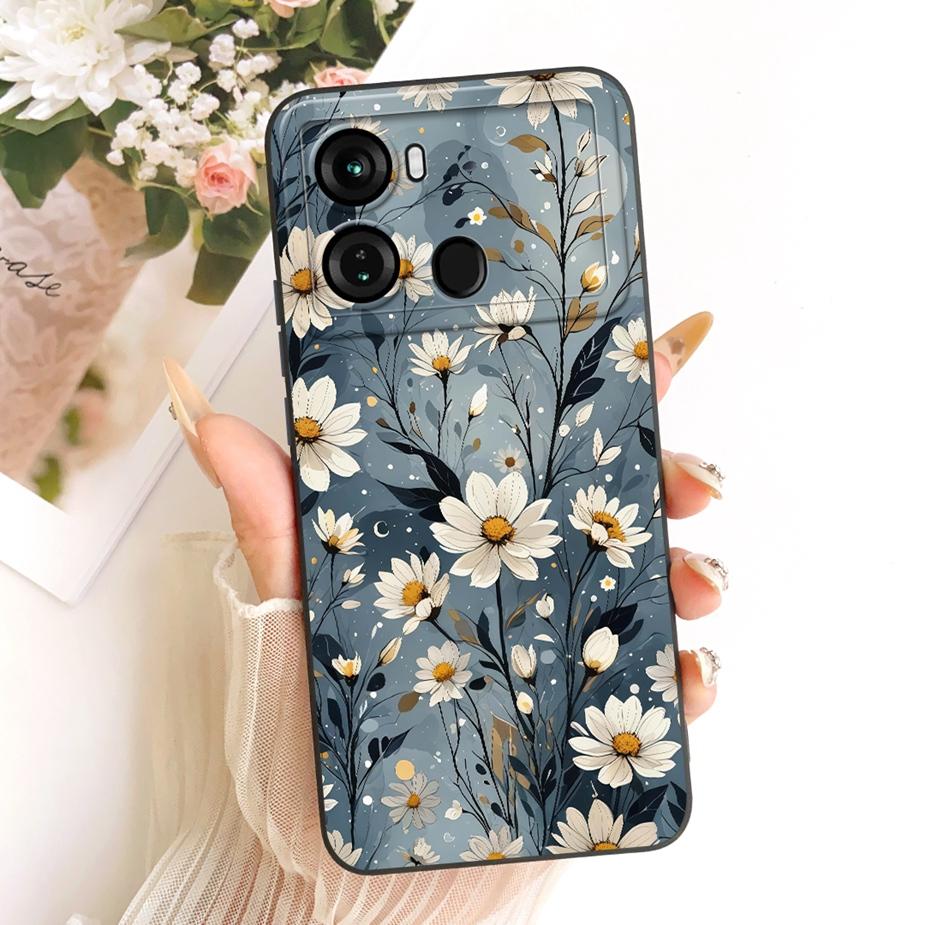 For Itel P40 Plus Case P683L Luxury Candy Painted Cover Soft TPU Matte Phone Case For Itel P40 P 40 ItelP40 P40+ Back Cover Bags
