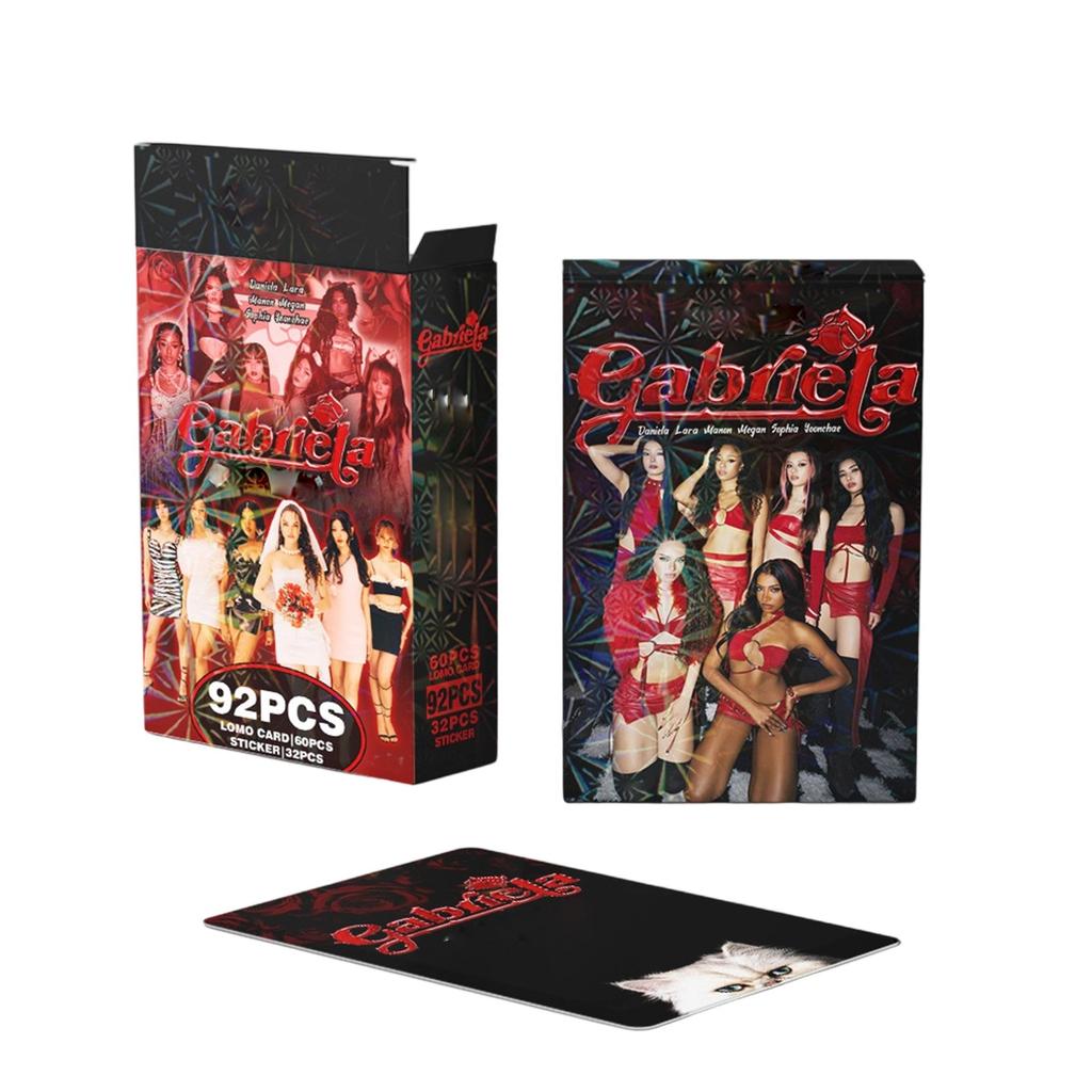 KATSEYE Collectible Trading Cards Set Featuring Group Images and Individual Member Cards for Fans 92
