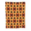 Retro Orange Wohndecke Decken für Bett Umzug Luxusmarke Karierte Decken