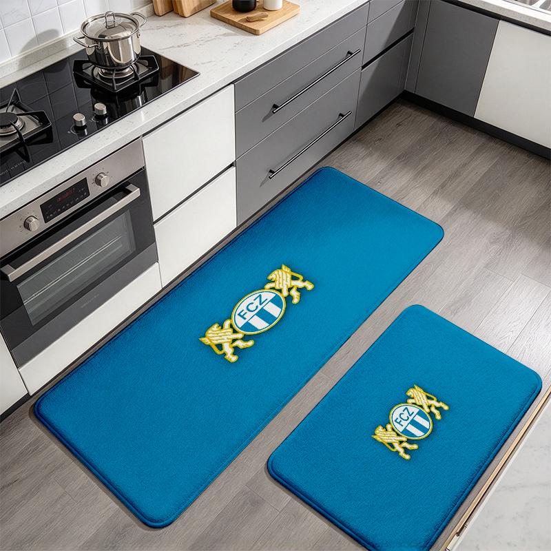 Fc Zrich Flannel Kitchen Mat Christmas Soft Area Rug Non Slip Floor Carpet Home Decoration
