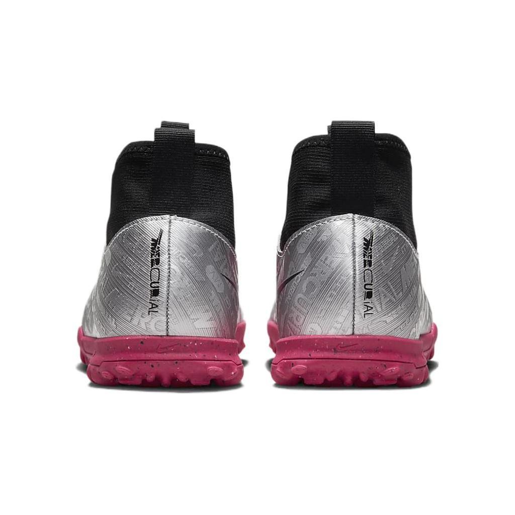 Nike Zoom Mercurial Superfly 9 Academy TF Grade School '25th Anniversary Pack' (Unisex) Metallic Silver / Black / Volt / Hyper Pink Kids' Soccer Shoes
