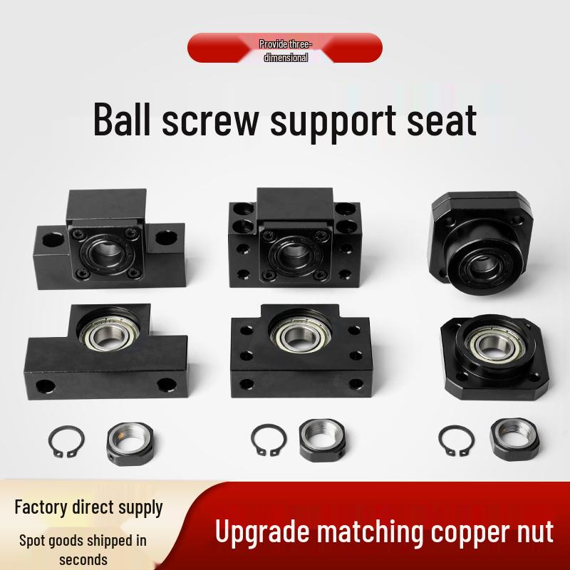Ball Screw Support Mount BK/BF, FK/FF, EK/EF 10, 12, 15, 20, 25, 30 Bearing Seat