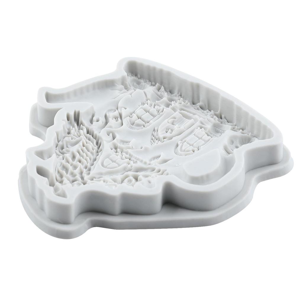 Fairy Garden Silicone Molds Teapot House Fondant Mold Cake Decorating Tools Cupcake Topper Candy Chocolate Gumpaste Mold