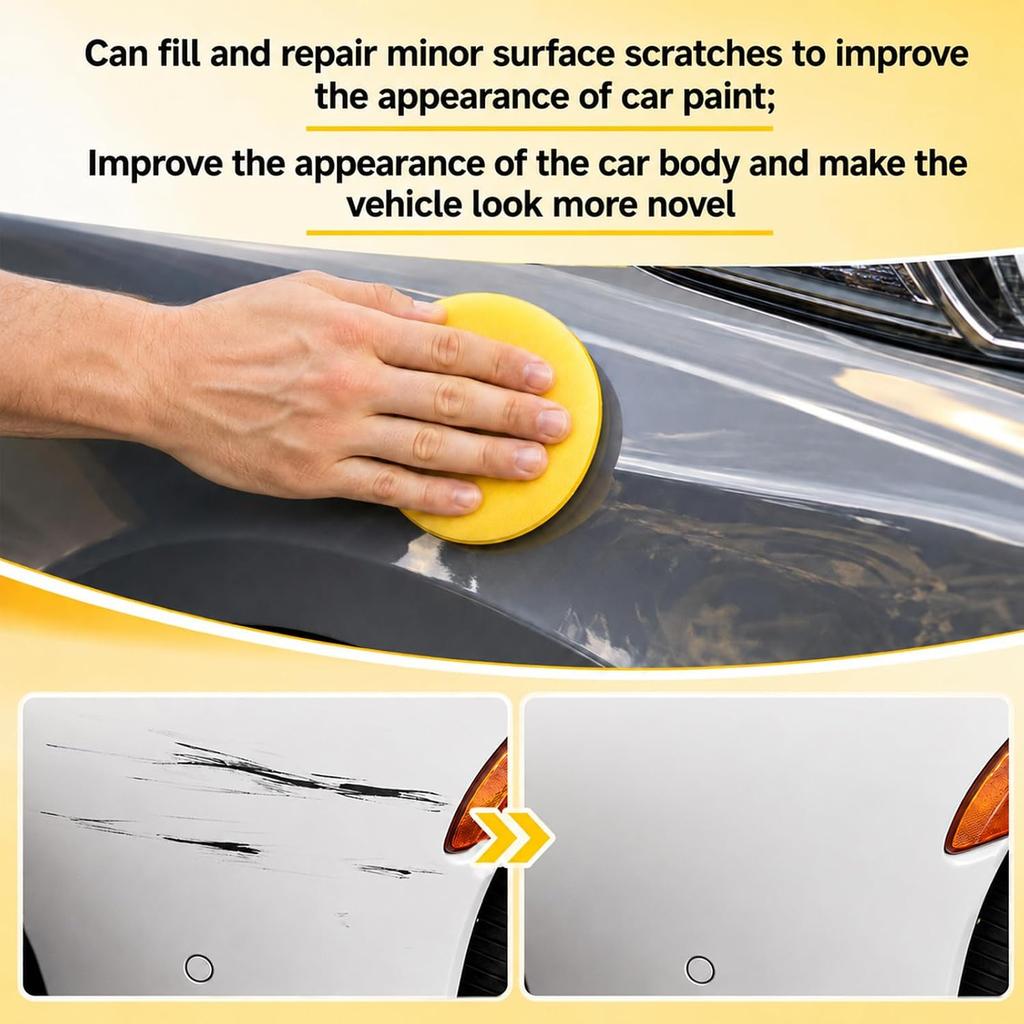 NanoPolix Car Scratch Remover, NanoPolix Scratch Remover, Plastic Polish Scratchs Removers, Quick Fix Removal Paste for Deep Scratches, All Paint