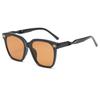 New Black Frame Sunglasses Women's High-Grade Sun-Proof Sunglasses Men's Fashionable Travel Uv-Proof Sunglasses