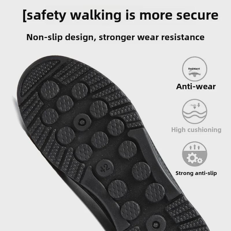 Herren Winter Verdickte Samtgefütterte Stoffschuhe - Warme Baumwollschuhe für Mittelalte und Ältere.